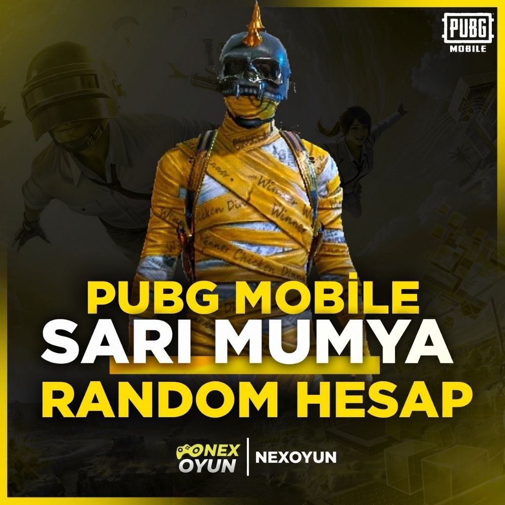 SARI MUMYA PUBG MOBİLE RANDOM HESAP